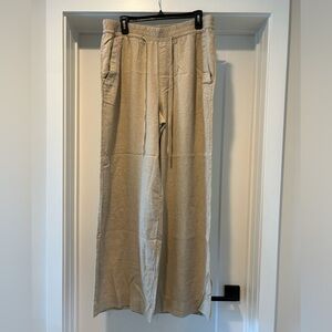 A New Day Women’s Linen Pants with Side Pockets